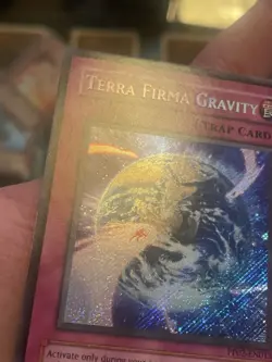 Yugioh Terra Firma Gravity Unlimited Edition Secret Rare PP02-EN013 LP - Image 4