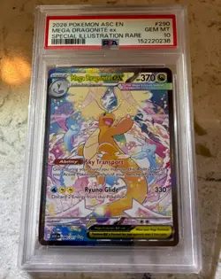 PSA 10 Mega Dragonite EX 290/217 SIR Ascended Heroes Pokemon GEM MINT - Image 2