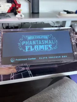 Phantasmal Flames Pokemon Center Elite Trainer Box ETB w/ acrylic case - Image 2