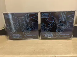 Pokemon Center Phantasmal Flames Elite Trainer Box ETB TCG X2 Acrylic Case - Image 1