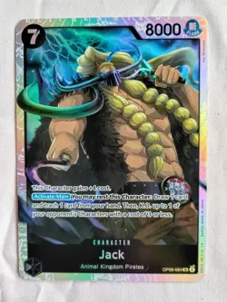 Jack OP08-084 Super Rare Foil One Piece Card Game Two Legends - Image 1