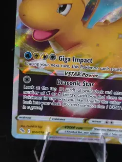 Pokemon Card Go POGO Dragonite VSTAR 050/078 Holo VSTAR Rare Near Mint - Image 5