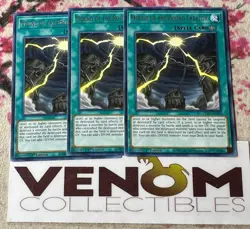 3x (M/NM) - Mound of the Bound Creator - LED7-EN053 - Rare - 1st Edition YuGiOh - Image 1