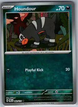 Houndour (Master Ball) 062/131 SV: Prismatic Evolutions - Pokemon Card - NM - Image 1