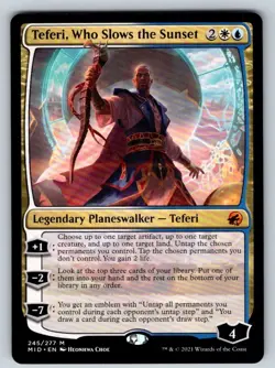 Teferi, Who Slows the Sunset 245 Innistrad: Midnight Hunt LP - Image 1