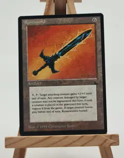 Runesword (Version 1 -bright) The Dark Magic Karte MTG englisch - Image 1