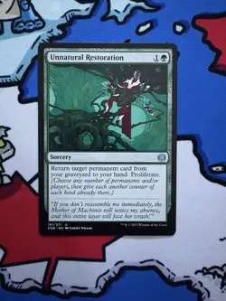 Unnatural Restoration x1 Mtg Phyrexia: All Will Be One - Image 1