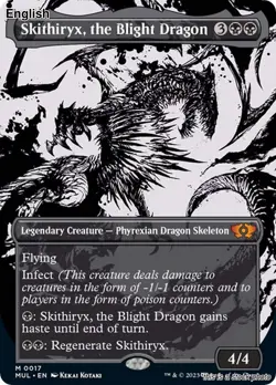 Skithiryx, the Blight Dragon EN [MUL - 17] - NM TCG MTG - Image 1