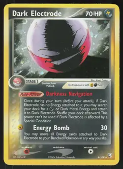 Pokemon Dark Electrode 4/109 Team Rocket Returns Holo Rare Near Mint - Image 1