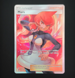 Pokemon TCG Trainer Mars Ultra-Prisma 154/156 Secret Rare Holo Deutsch 2018 - Image 1