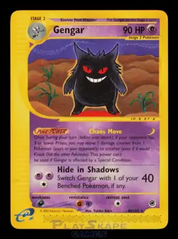 Pokemon Card Gengar 48/165 Expedition Base Set Non-Holo Rare WOTC LP 2002 - Image 1