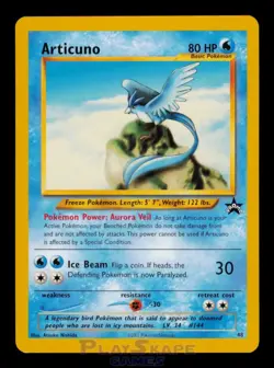 Pokemon Card Articuno 48 Wizards Black Star Promos Promo WOTC NM 1999 - Image 1