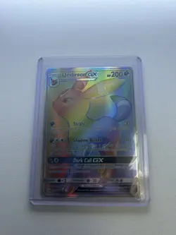 Umbreon GX (Secret) 154/149 SM Base Set Holo Pokemon Card Near Mint Full Art - Image 1