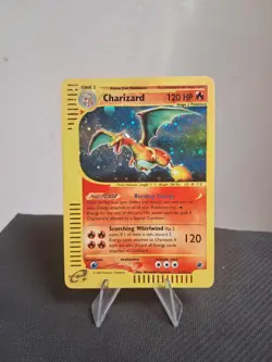 2002 POKEMON CARD CHARIZARD DRACAUFEU HOLO 6/165 EXPEDITION Vintage ENG - Image 2