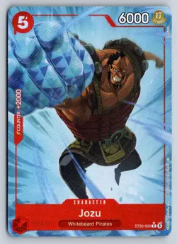 JOZU (FULL ART) ST30-005 STARTER DECK EX: LUFFY & ACE ONE PIECE FOIL NM - Image 1
