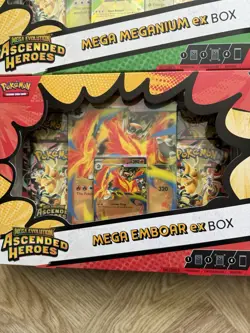 Pokemon TCG - Mega Evolution Ascended Heroes Mega EX Box Set of 3 New Sealed - Image 3