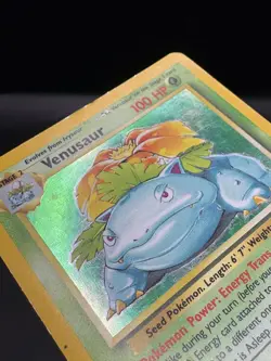 Pokemon Cards: Base Set Rare Holo: Venusaur 15/102 HP - Image 4