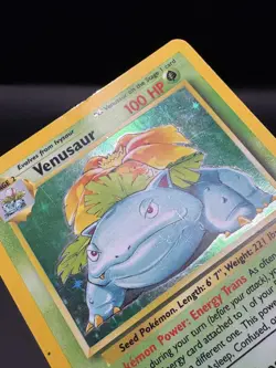 Pokemon Cards: Base Set Rare Holo: Venusaur 15/102 HP - Image 5