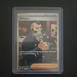 Pokemon TCG Phillipe 110/86 Chaos Rising Full Art Trainer Card - Image 1