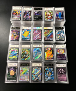 3x Random PCG 9 9.5 10 Pokemon Cards language JPN.CHN. Mix Guaranteed Holo RR AR - Image 1