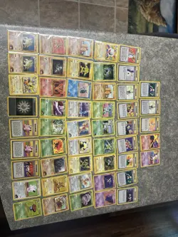 Pokemon Card ALL VTG Card 1999 Rare ALL NON HOLO RARE LOT LP-HP Base Set-gym x50 - Image 1