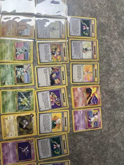 Pokemon Card ALL VTG Card 1999 Rare ALL NON HOLO RARE LOT LP-HP Base Set-gym x50 - Image 3