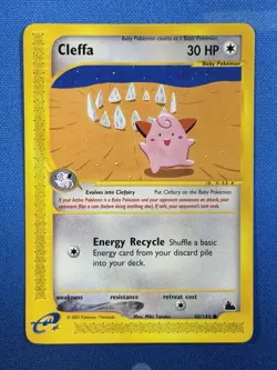 Pokemon Card - Cleffa Skyridge 48/144 Common - Image 1