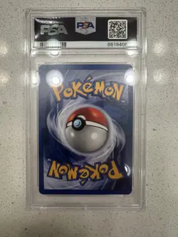 2000 Pokemon Alakazam Base Set 2 1/130 Unlimited Holo Rare PSA 8 Card - Image 2