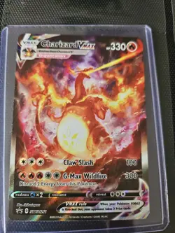 Pokemon TCG Charizard VMAX SWSH261 Holo Promo Card Near Mint Condition - Image 1