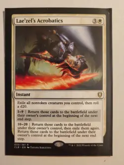 Magic MtG - Lae'zel's Acrobatics - NM - Image 1