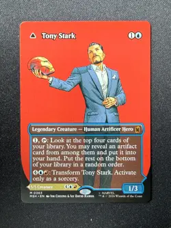 Tony Stark / The Invincible Iron Man BORDERLESS - Marvel Super Heroes (Magic) NM - Image 1