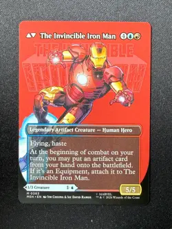 Tony Stark / The Invincible Iron Man BORDERLESS - Marvel Super Heroes (Magic) NM - Image 2