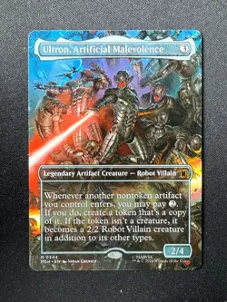 Ultron, Artificial Malevolence BORDERLESS - Marvel Super Heroes (Magic) NM - Image 1