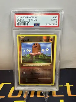 Diglett PSA 9 - Base Set 1999-2000 - MINT Pokemon Card #55 - Image 1