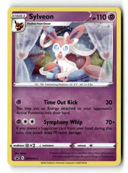 Pokemon Card Sylveon Holo LP SWSH: Sword & Shield Promo Cards SWSH211 - Image 1