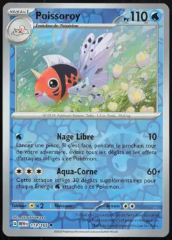 Carte Pokemon Poissoroy 119/165 REVERSE Pokemon 151 Francais - Image 1