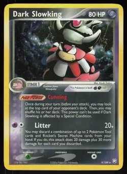 Pokemon Dark Slowking 9/109 Team Rocket Returns Holo Rare Near Mint - Image 1