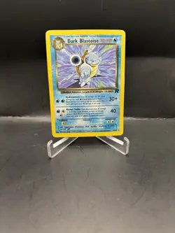 Dark Blastoise 20/82 Non-Holo Team Rocket Pokemon Card - HP/ DMG - Image 1