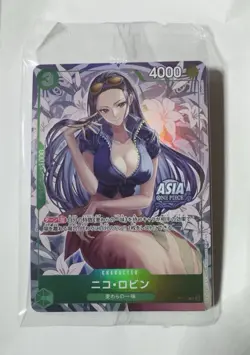 Nico Robin P-111 ASIA PROMO One Piece Mini-tin Pack Set vol.2 Japanese SEALED - Image 1