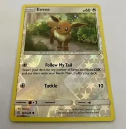 Pokemon TCG Eevee 167/236 Reverse Holo Cosmic Eclipse 2019 Pokemon Card - Image 2