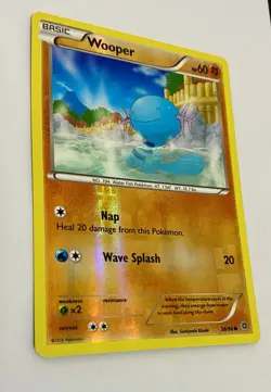 Pokemon TCG Wooper 38/98 Reverse Holo Common Ancient Origins 2015 Pokemon Card - Image 2