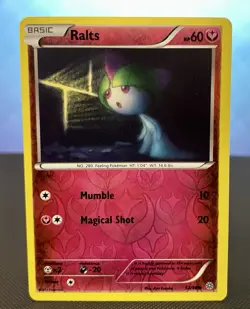 Pokemon TCG Ralts 52/98 Reverse Holo Common Ancient Origins 2015 Pokemon Card - Image 1