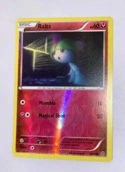 Pokemon TCG Ralts 52/98 Reverse Holo Common Ancient Origins 2015 Pokemon Card - Image 3