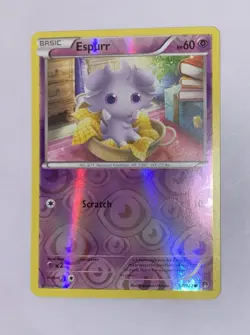 Pokemon TCG Espurr 58/122 Reverse Holo Common BREAKPoint 2016 Pokemon Card - Image 3