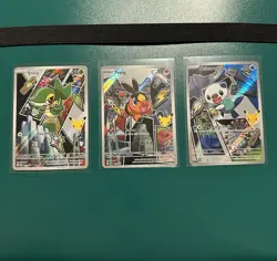 Pokemon First Partner Illustration Collection Series 2 Snivy Tepig Oshawatt Set - Image 1