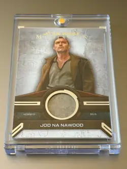 Topps Star Wars Masterwork Jod Na Nawood Authentic Prop Relic Card - SCR-10 - Image 1