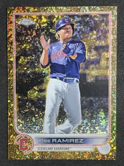 2022 Topps Gilded Collection - Jose Ramirez #133 Gold Etch Mini-Diamond... - Image 1