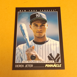 Pinnacle 1993 Derek Jeter Baseball Card #457 New York Yankees 1st Round Pick - Image 1