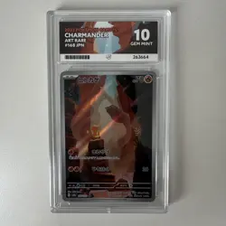 Charmander - 168/165 - 2023 Pokemon Card 151 - Japanese - Ace Gem Mint 10 SIGNED - Image 1