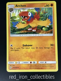 Archen 120/236 Uncommon Unified Minds SUn &moon Pokemon Card 2019 - Image 1